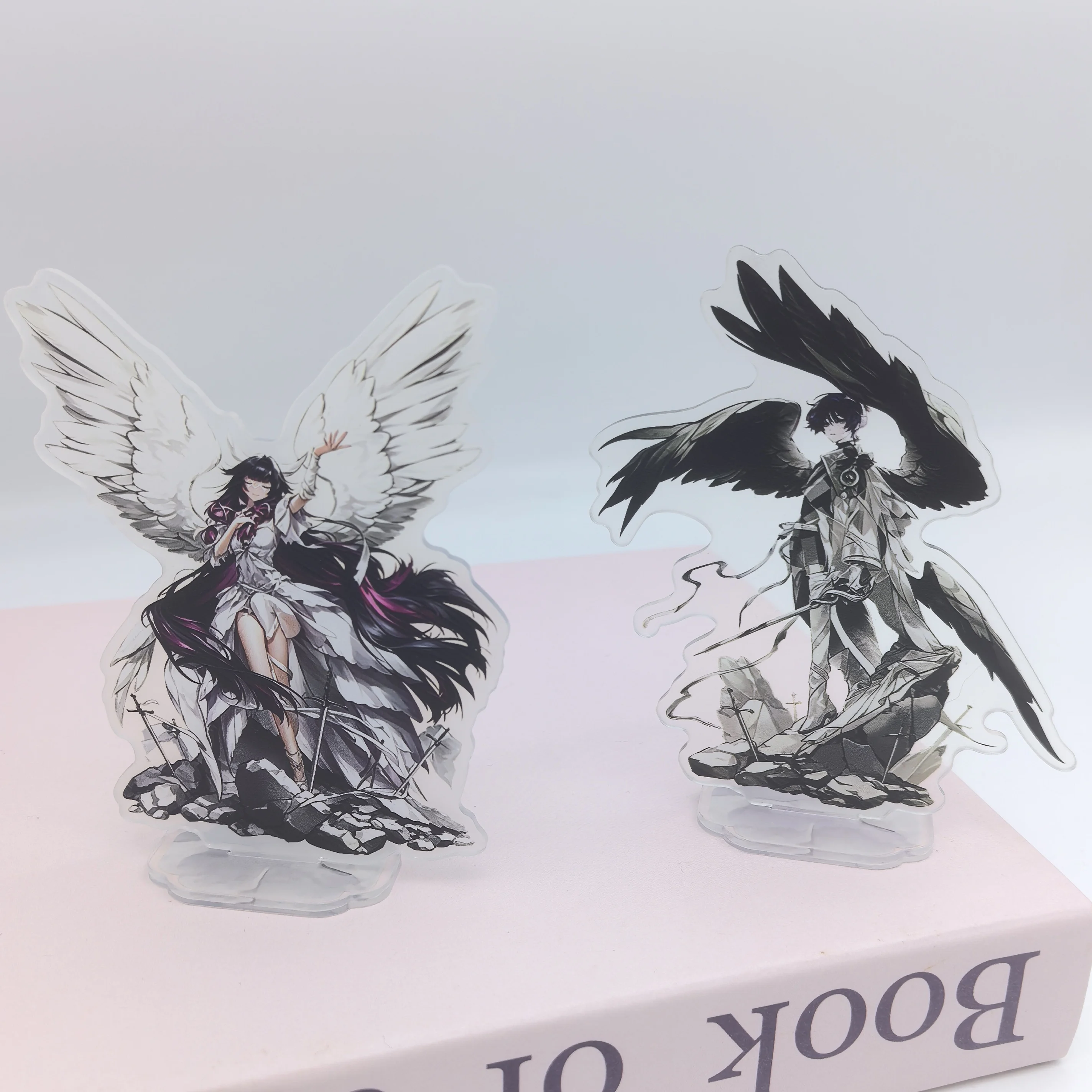1Pc Anime Game Genshin Furina Venti Xiao Wanderer Beautiful Desktop Signage Acrylic Game Peripherals Gifts for Boys and Girls
