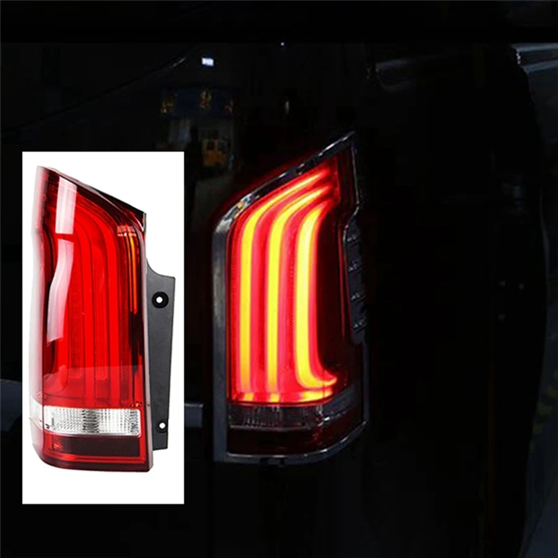 

Flowing Rear LED Brake Taillight Assly For Benz Vito W447 Metris V-Class 2014-2020 Dynamic Turn Signal