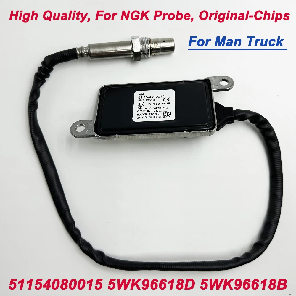 

High Quality N-GK Probe OE 51154080015 5WK96618D 5WK96618B 51154080009 24V NOX Oxygen Sensor For Man TGA TGL TGM TGS TGX Truck