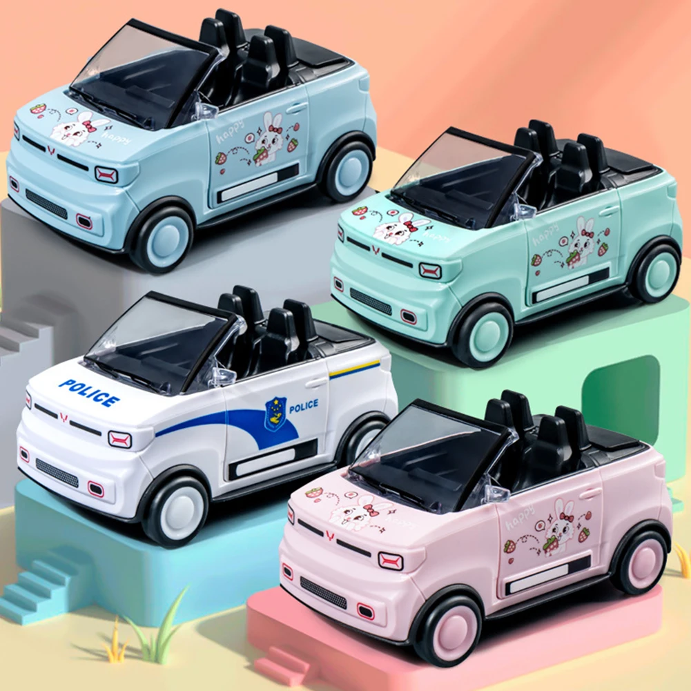 Mini-Modell-Spielzeugfahrzeug mit zu öffnenden Türen, Kinderspielfahrzeug, doppelseitige Inertanz, umwandelbare Geschenke für Jungen und Mädchen