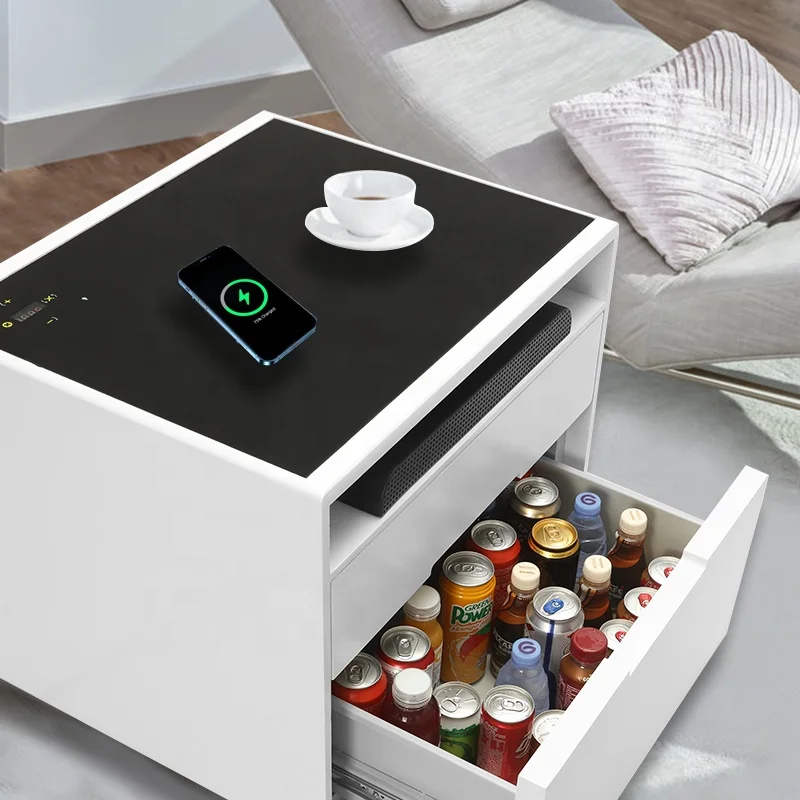 High-Tech Intelligent Bedside Table Freezer Study, Living Room, Bedroom, Hotel, Apartment, Office Building