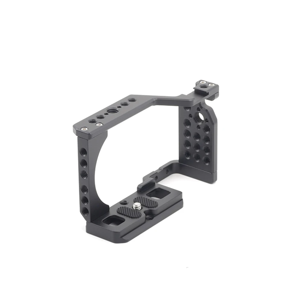 

Alloy Camera Cage Universa Screw Hole Vertical Shooting Quick Release Bracket for Sony ZVE10 Stabilizing Accessories