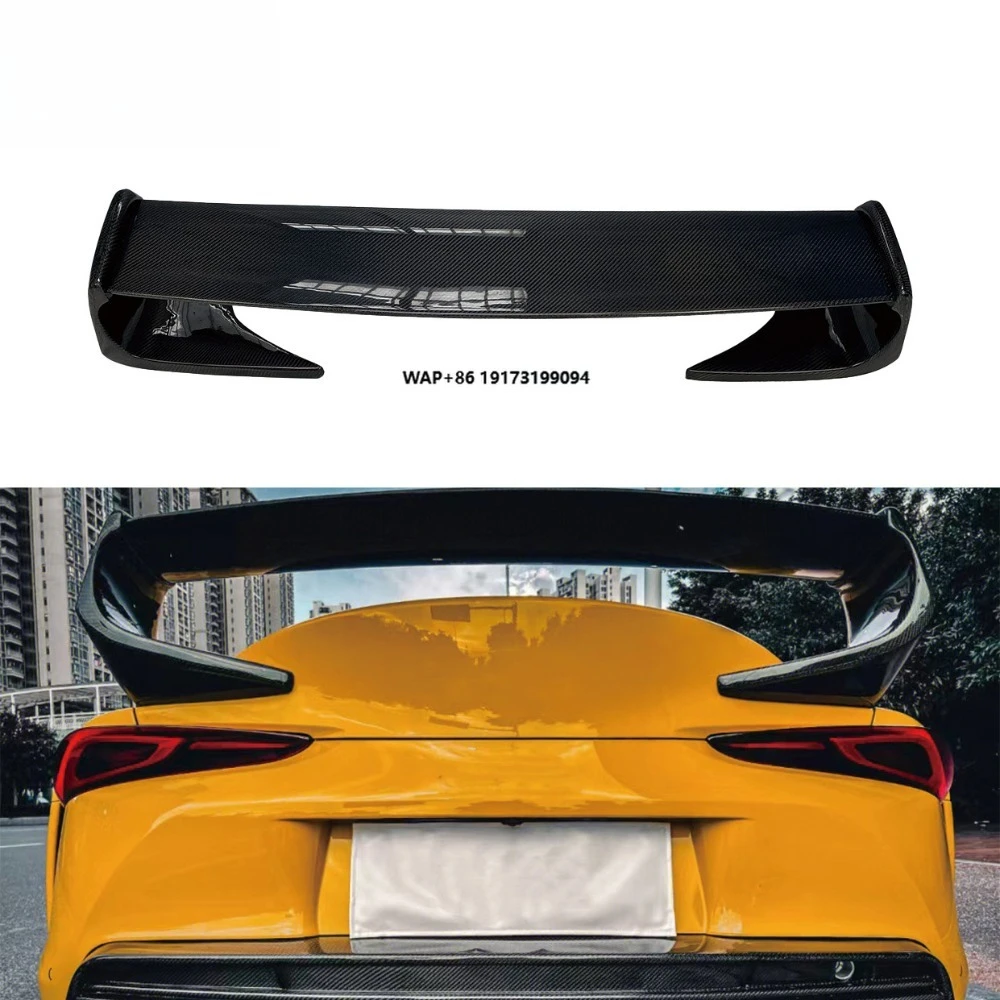 

High Quality Carbon Fiber ST Style Trunk Wing Spoiler Lip Splitter for GR A90 Modern Front Bumper