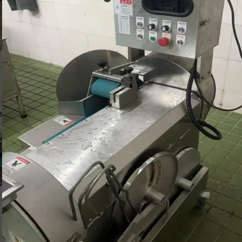 Commercial Vegetable Cutter Multi-functional Vegetable Cutting Machine Stainless Steel Cabbage Chilli Onion Electric Slicer
