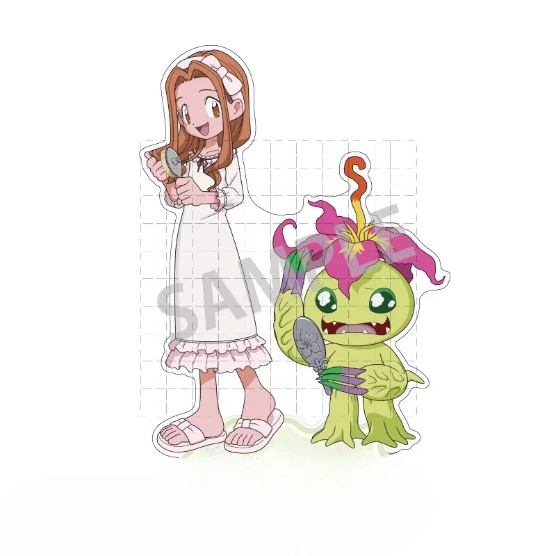 เกมเอกวาดอร์ผจญภัยอะคริลิคตุ๊กตาอะนิเมะ Agumon Gabumon Piyomon Tailmon Patamon Gomamon รูปคอสเพลย์ของเล่นของขวัญ