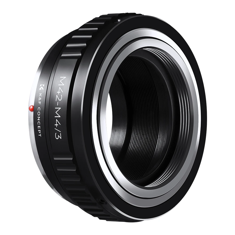 K&F CONCEPT M42-M4/3 Lens Adapter Ring for M42 Lens to Micro Four Thirds M4/3 MFT Camera GF1 GH2 G3 GH3 GX1 EP1 EP2 EP3 EM5