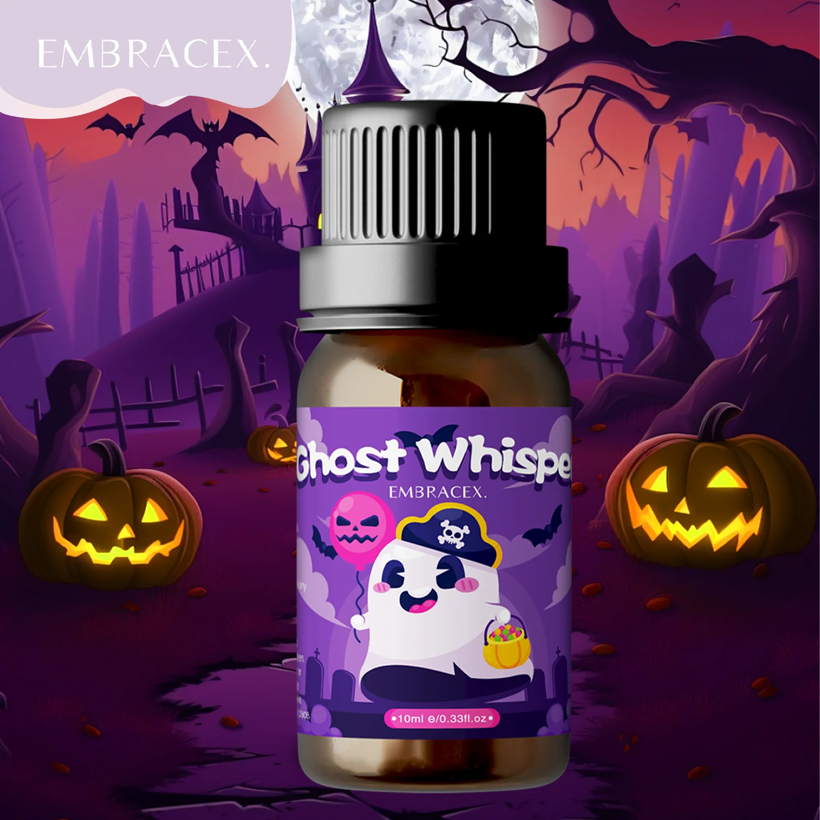 10ml Ghost Whisper Halloween Gifts Halloween Fragrance Collection 100% Pure Essential Oils for Candles, Diffusers & Costumes