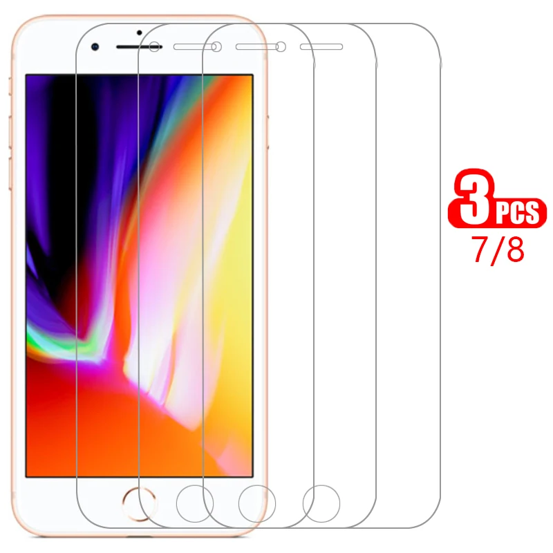 protective tempered glass for iphone 7 8 plus screen protector on iphone7 iphone8 7plus 8plus 4.7 5.5 safety film iphon i phone