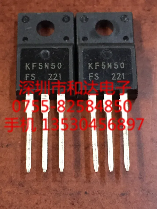 5 pces-10 pces kf5n50fs TO-220F novo e original em estoque