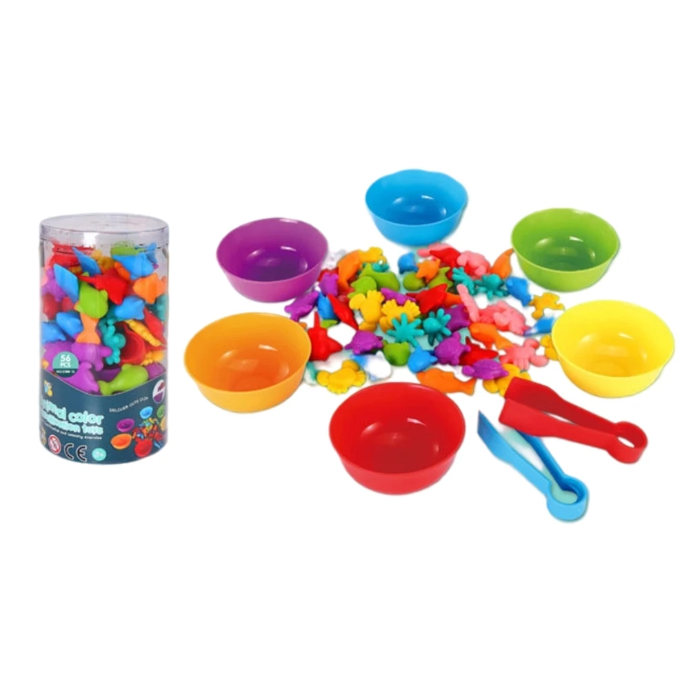 

Rainbow Counting Toys Set Learning Toys Children's Cognitive Toys Educational Games Toys Gift for Kids