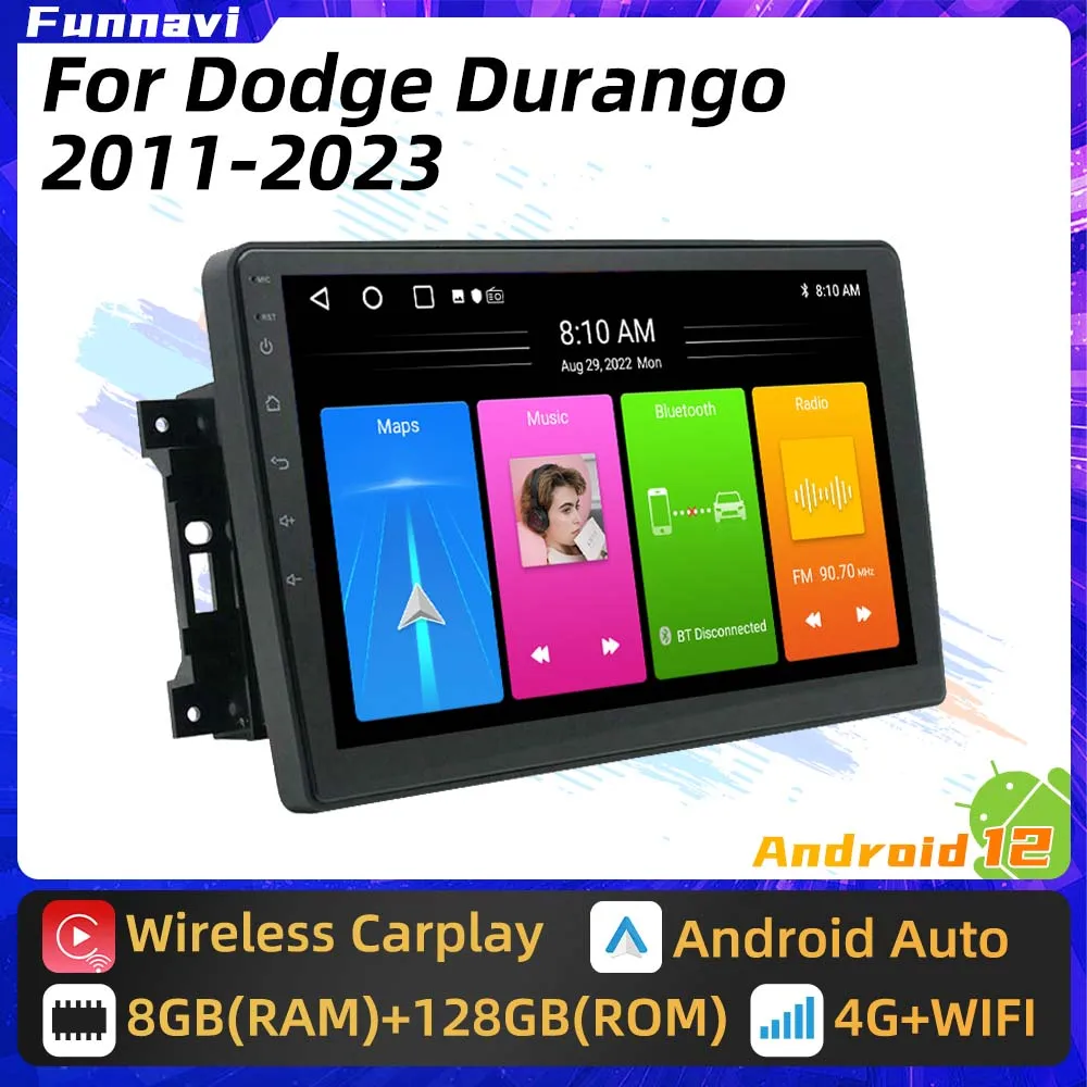 

Multimedia for Dodge Durango 2011 - 2023 2 Din Android Car Radio GPS Navigation Autoradio Player Head Unit Audio Stereo Wifi FM