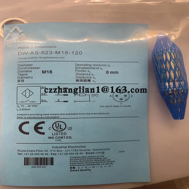 

brand new Proximity switch DW-AS-623-M18-120 DW-AD-621-M18 DW-AD-624-M12 DW-AS-624-M12 Complete models Fast delivery