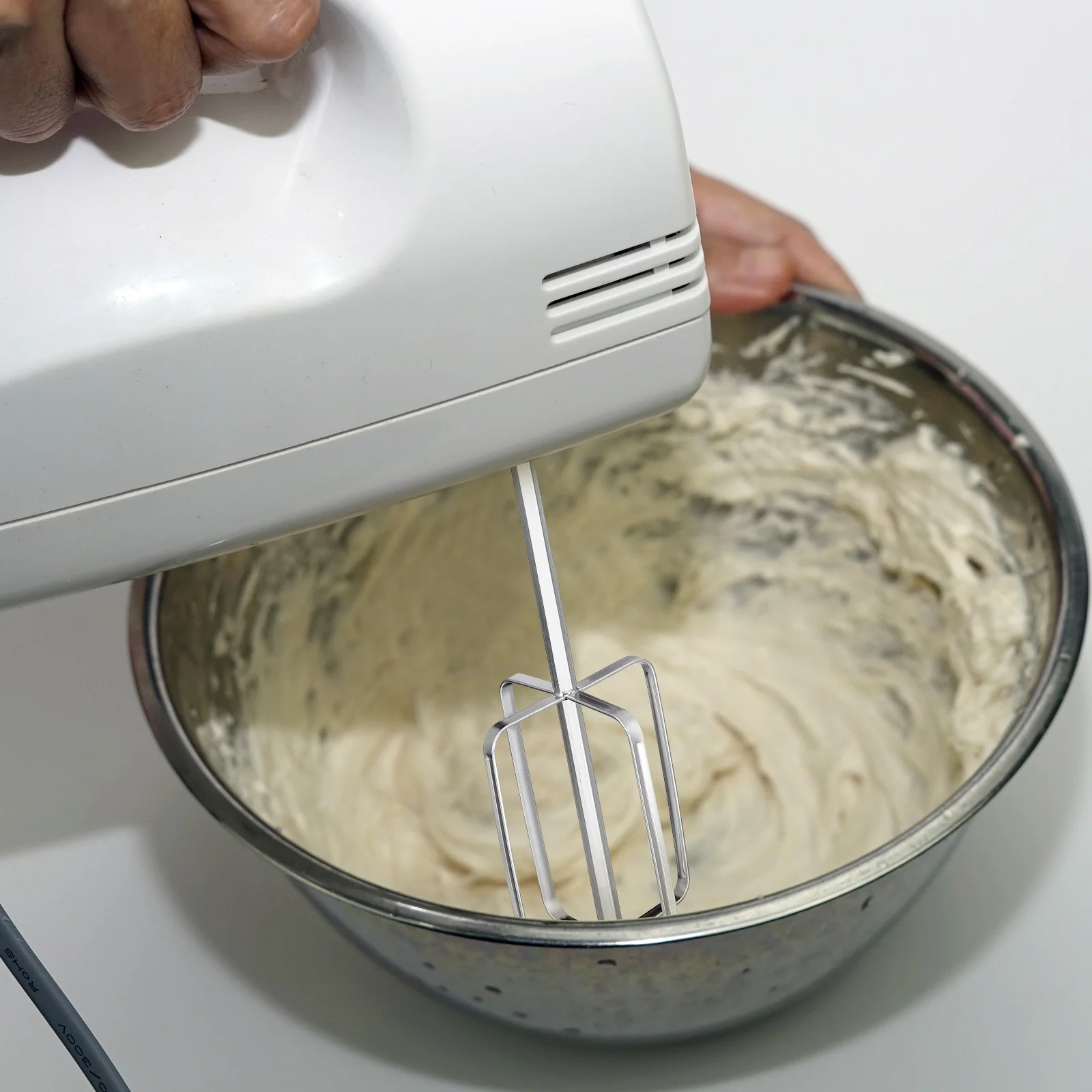 

Stainless Steel Thickened Stirring Rod For Hot Pot Meat Mixing Kitchen Tools Manual Whisk Hand Mixer Paste Salad Sauce Stirrer