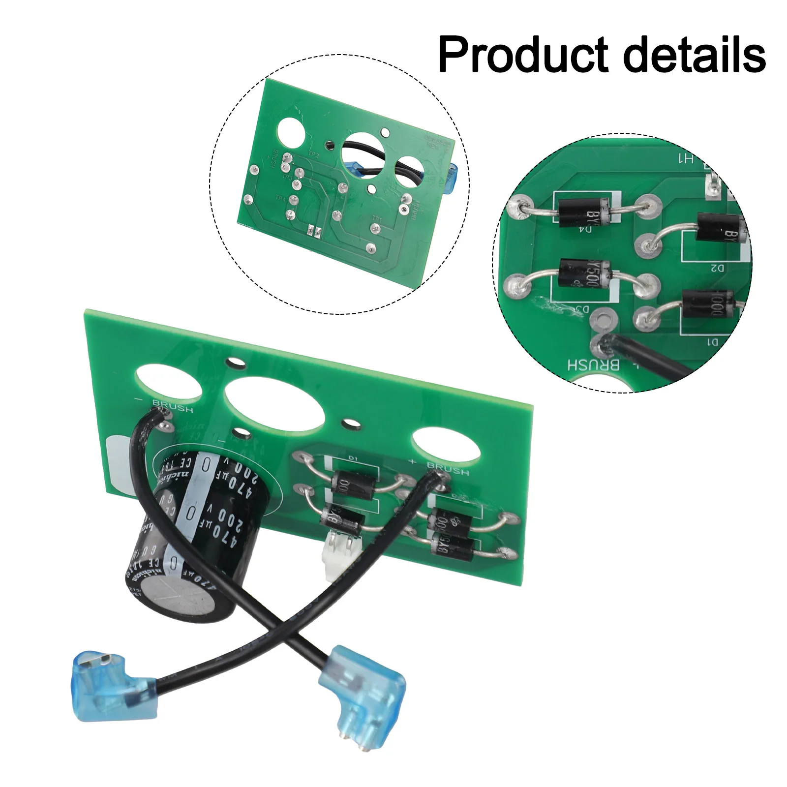 

Плата мостового выпрямителя прямого кроя для Coleman для генераторов Powermate, заменяет номеры деталей 0063525 и 0062974