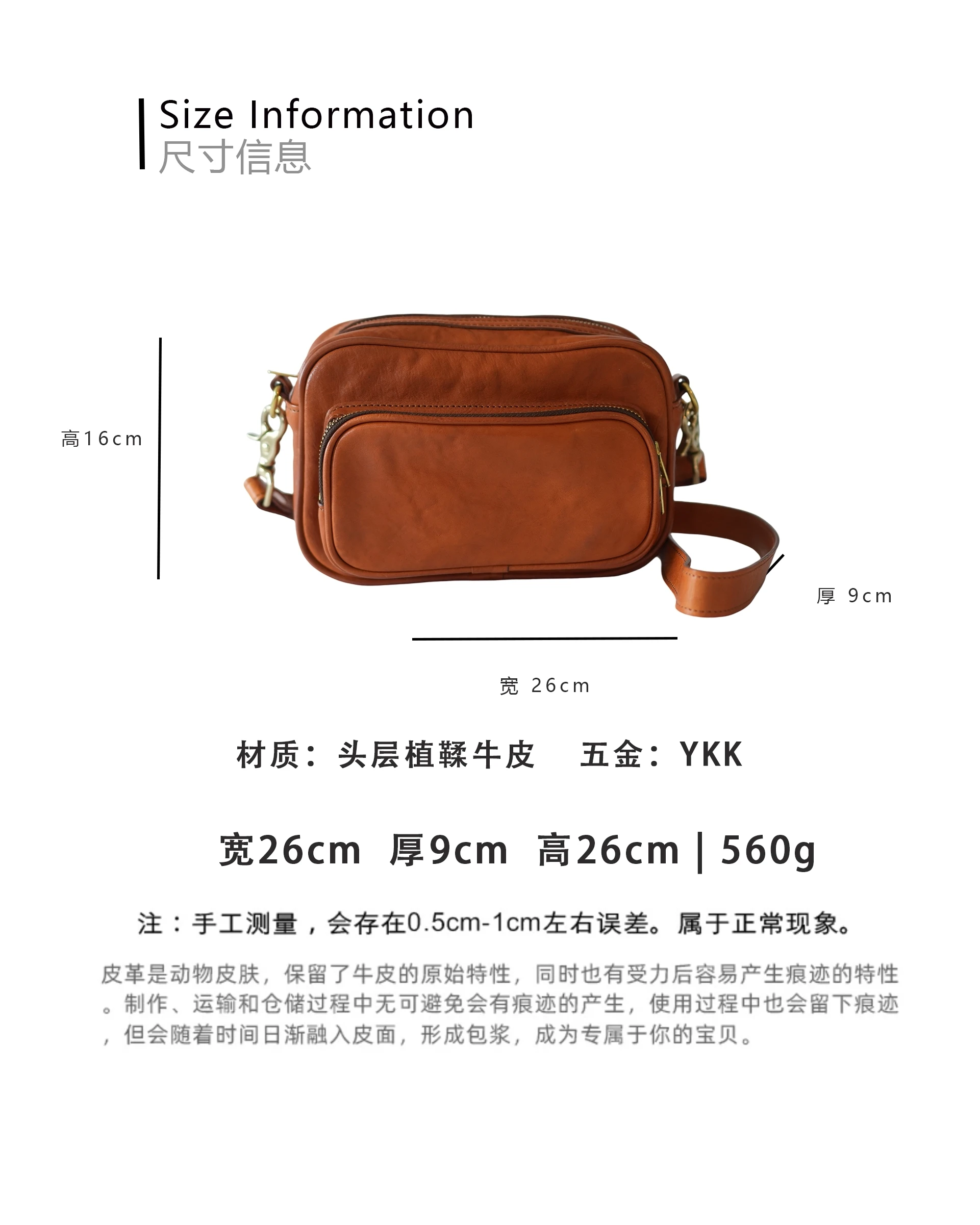 PNDME einfache, handgefertigte Vintage-Umhängetasche aus hochwertigem Echtleder für Herren, lässige Designer-Luxus-Schultertasche aus echtem Leder. – Detail 2