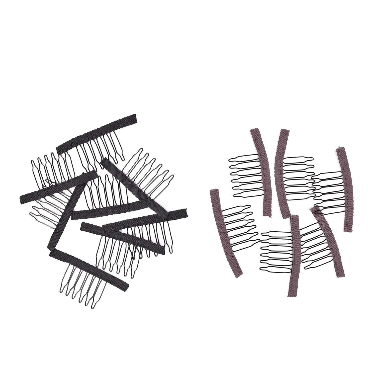 

10pcs/20pcs Wig Comb Clips Stainless Steel Hair Extension Clip Wig Accessories for Making Wig Caps Ponytail and Closure