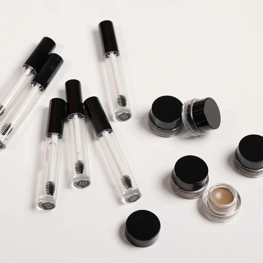 Kit cera e crema per sopracciglia con etichetta privata Colla modellante per sopracciglia impermeabile a lunga durata Logo personalizzato naturale selvaggio Trucco all'ingrosso vegano