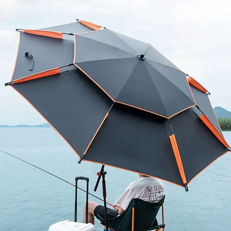 

Fishing Bend Outdoor Big Sun Protection Windproof Fish Umbrella Outdoor Umbrella Patio