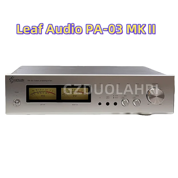 

Leaf Audio PA-03 MKⅡ Tube Preamplifier ARC LS22 Dual VU Meter 6922 Fully Balanced Upgradeable Class Preamp with Remote Control