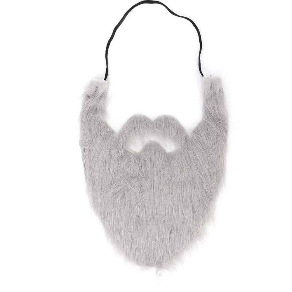 Natural Realistic Fake Beard Fun Novelty Pirate Beard Mask Easy to Wear Skin-Friendly Long Beard Props