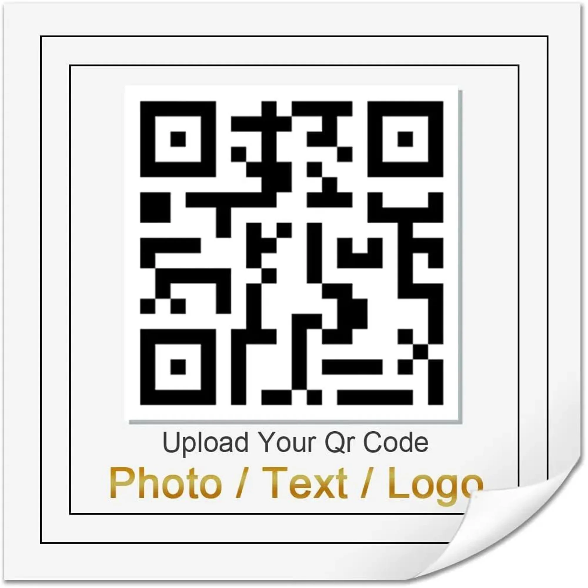 

Custom Stickers Custom Logo Labels Waterproof Square Personalized Stickers for Wedding Company Logo Gift Packaging