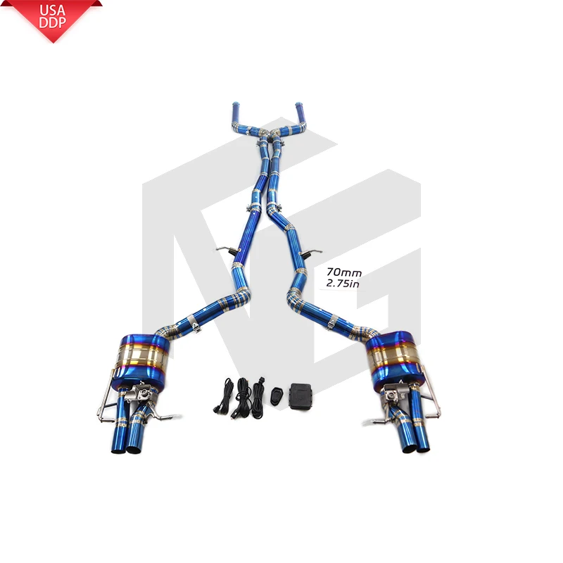 

ING Performance Catback Titanium Alloy OEM Valve base Exhaust for BMW E63 W213 option System Remote Accessories Vehicle tools