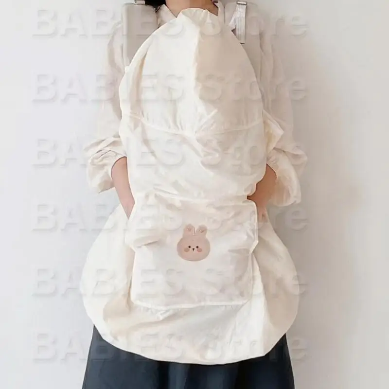

C9GB Waterproof Baby Pram Blanket with Bear Designings Travel Friendly Baby Pram Blanket Waterproof Carriers Cover Upgrades