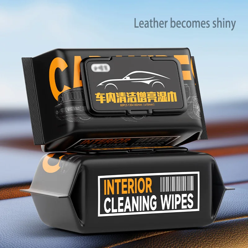 

1 шт., салфетки для чистки салона автомобиля, многофункциональные для приборной панели, сиденья, кожаной консоли, ковер, одноразовое чистое полотенце для мытья автомобиля