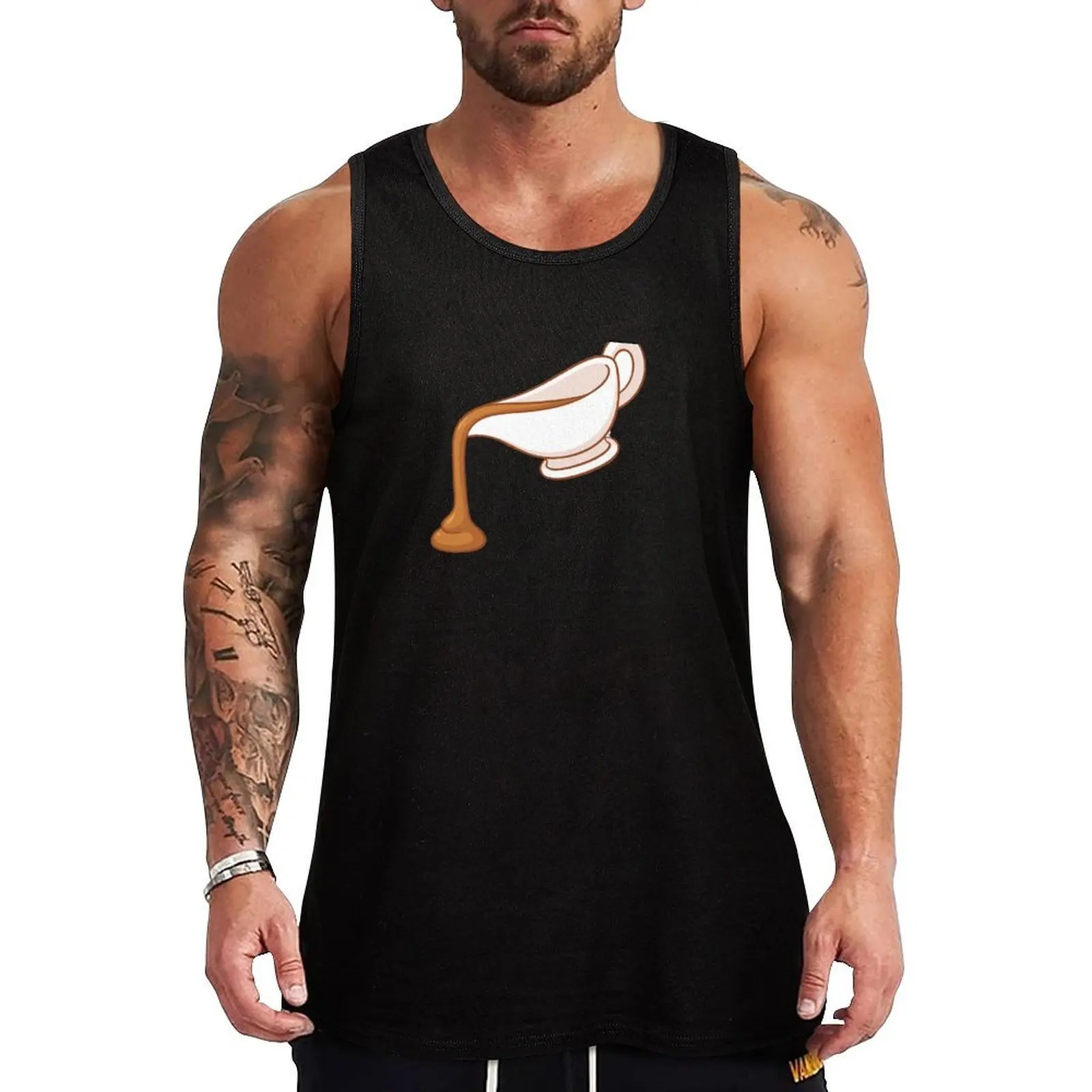 

Healthy gravy Tank Top Men's gym gym shirts gym clothing