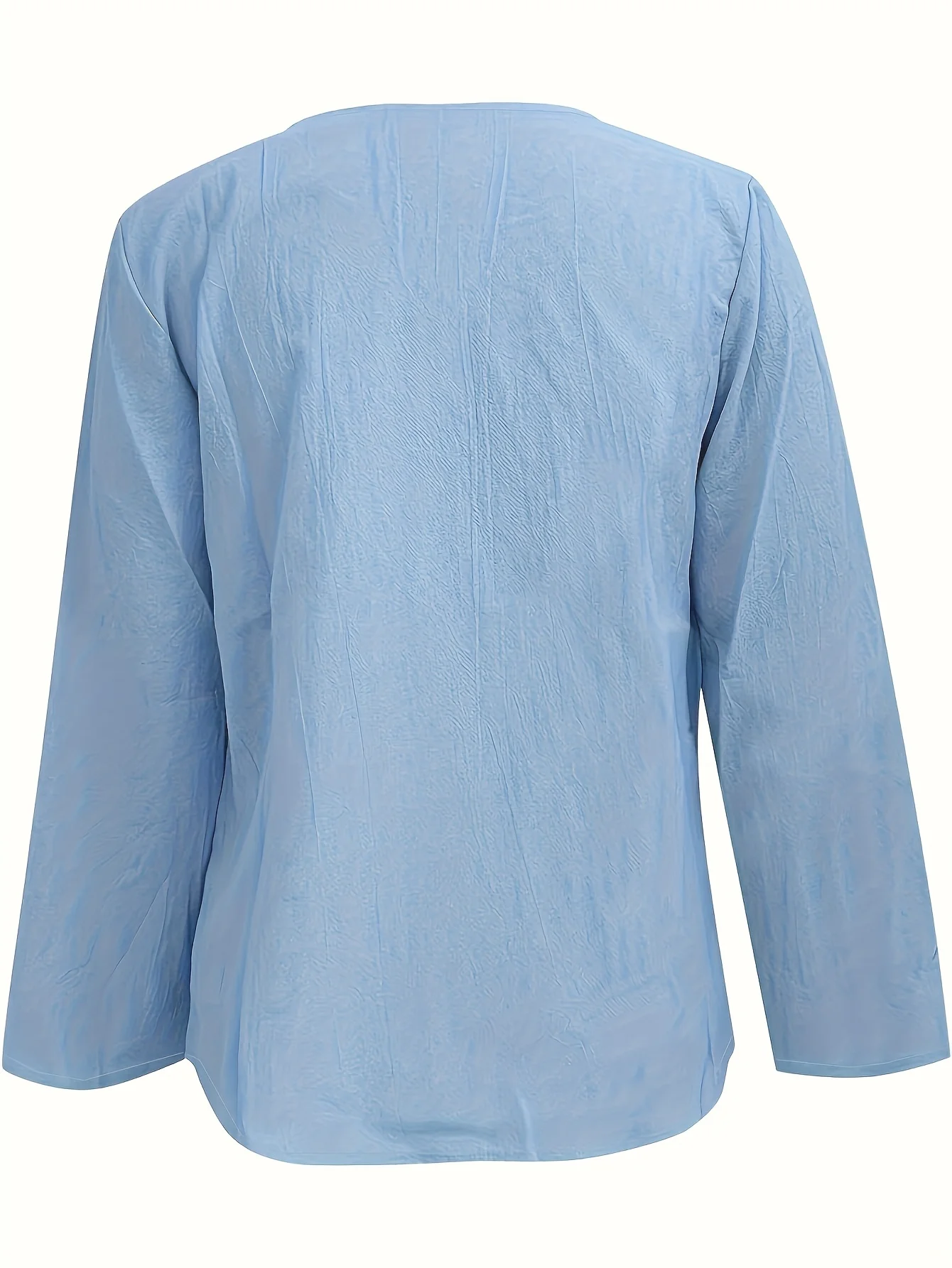 Women Plus Size Woven Spring And Summer Shirt