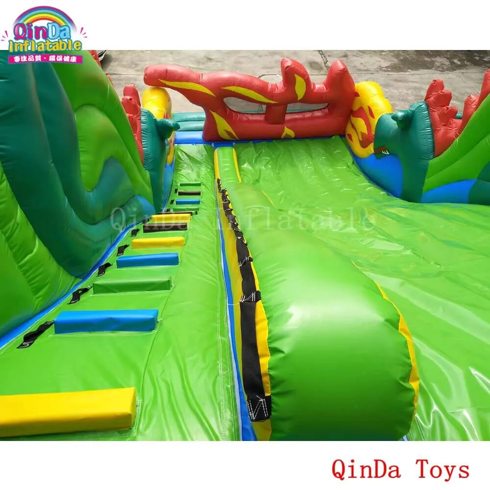 Slide N deslizante de grau comercial 11*6*7M, corrediça inflável grande Kahuna para crianças