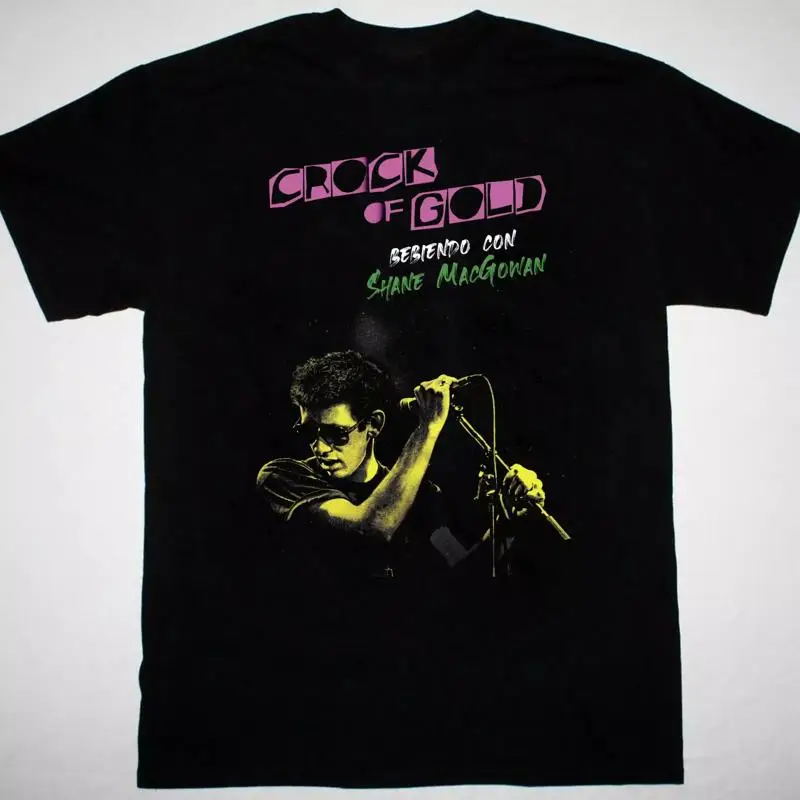 تي شيرت Shane Macgowan The Pogues Rock N Roll أسود تي شيرت جميع المقاسات S 5Xl Jy78 Webp #1