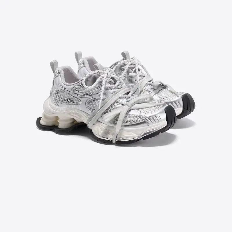 ACOMOSON EU US Size Vintage Women Shoes Distressed Thick-Soled Casual Travel Holiday Hiking Jogger Dad Shoes