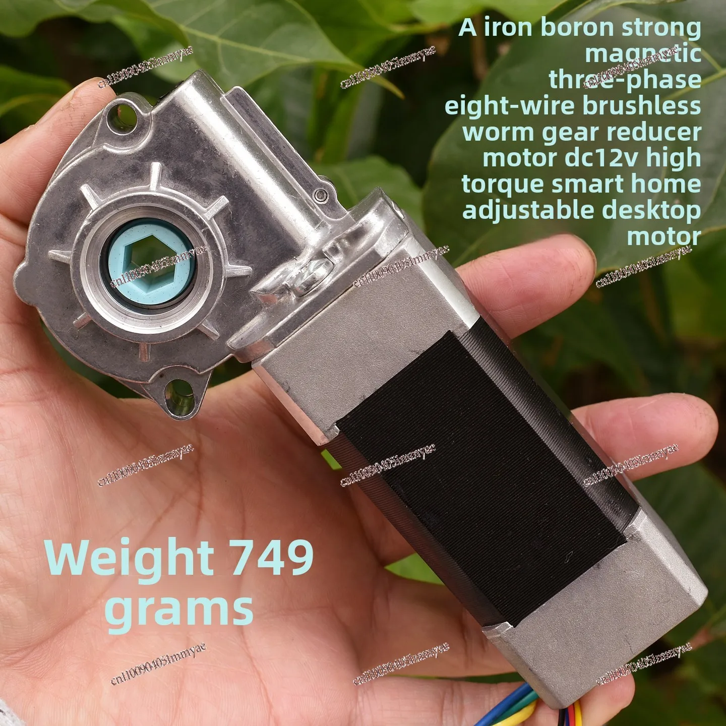 

Three-phase brushless, worm gear motor DC12V lifting desktop motor