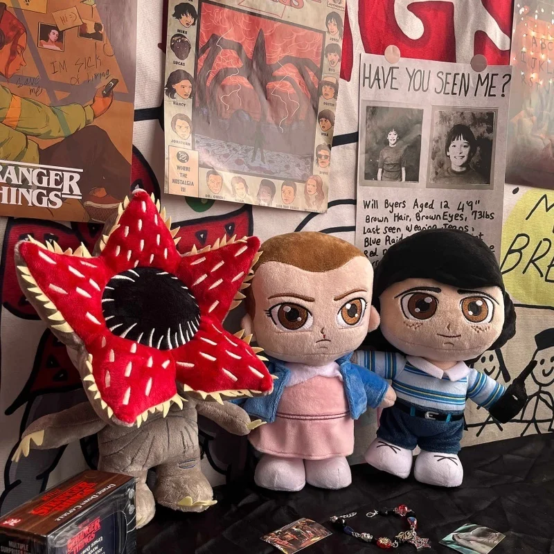 Estranho monstro brinquedo de pelúcia homem comendo planta boneca criatura recheada assustador casa exibição festa peça central para adolescentes crianças presente