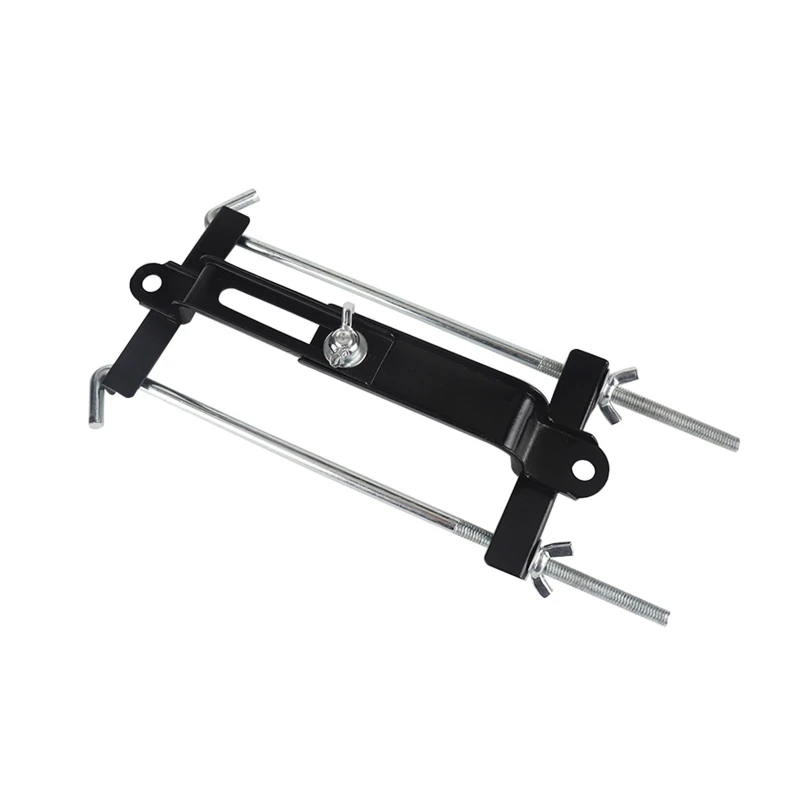 Practical Adjustable Car Clamp Stable Retention Battery Crossbar Durable Storage Stabilizer Metal Shelf Auto Accessories