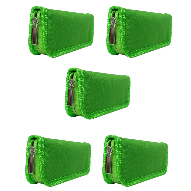 

5X Insulin Cooler Travel Case Diabetic Medication Organizer Cooler Bag Green