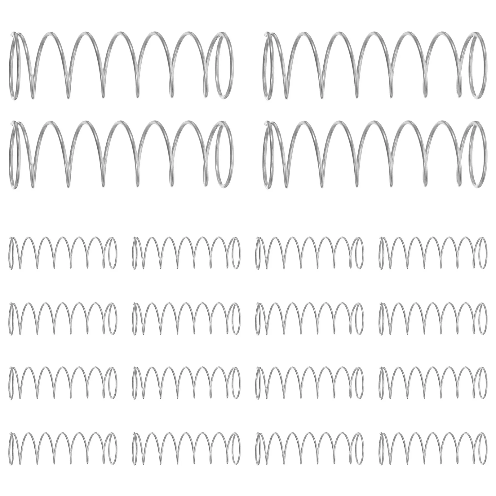 

20Pcs Toilet Flush Push Button Springs Stainless Steel Corrosion Resistant Toilet Tank Replacement Part for Bathroom Flush