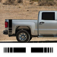 Pickup Rear Bed Side Sticker Decoration Decals Car Cover Accessories For Chevrolet Silverado Ford F150 VW Amarok Dodge Ram 1500