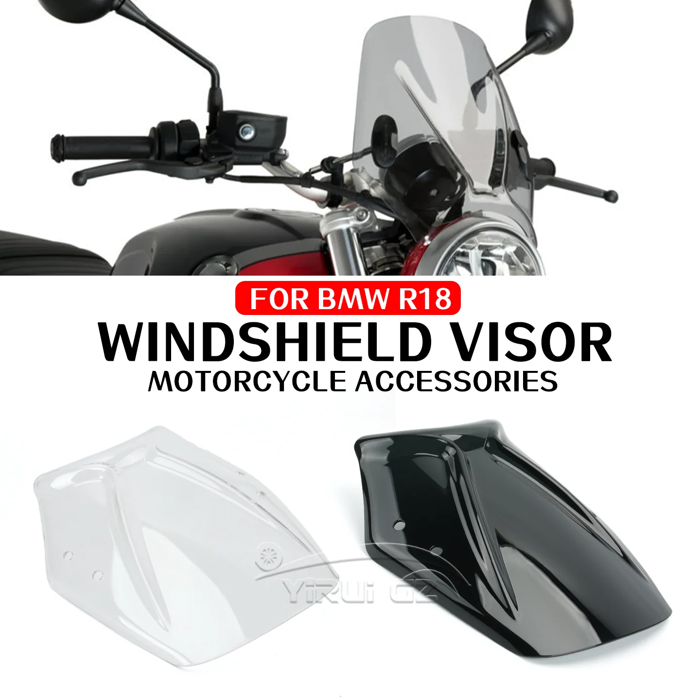 Motorcycle Windshie… - image