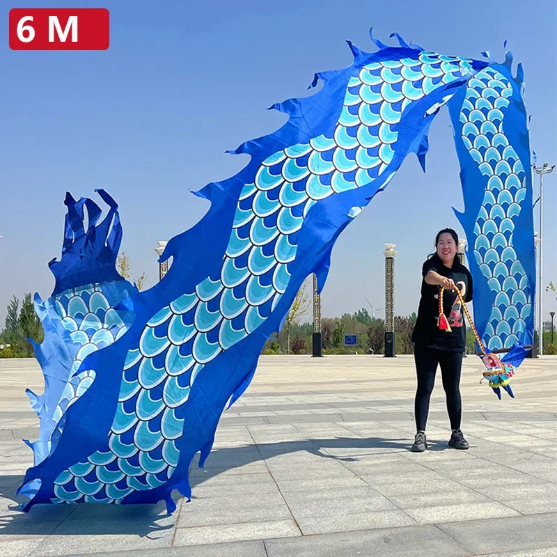 

3D Dragon Head Ribbons Streamers Outdoor Fitness Dragon Dance 6 Styles Stage Performances Ribbons Props New Year's Gifts