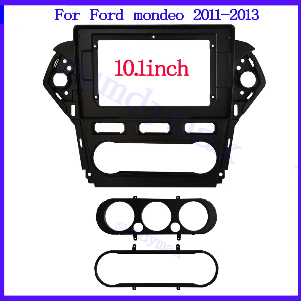 

2 Din 10,1 дюймовый автомобильный радиоприемник, пластиковая панель Fascia, рамка для Ford mondeo 2011-2013, установка GPS Mp5, комплект крепления для приборной панели