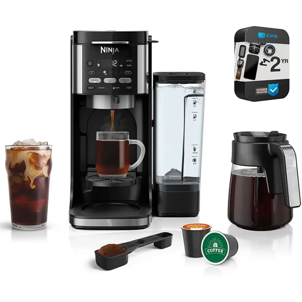 Cafetière DualBrew, noire - Reconditionnée avec un pack de protection de 2 ans