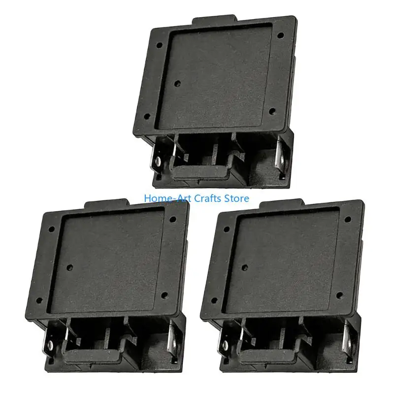 Y3NA Rust Resistant Copper 3Prong Battery Connector Terminals Adapters for Home Repair