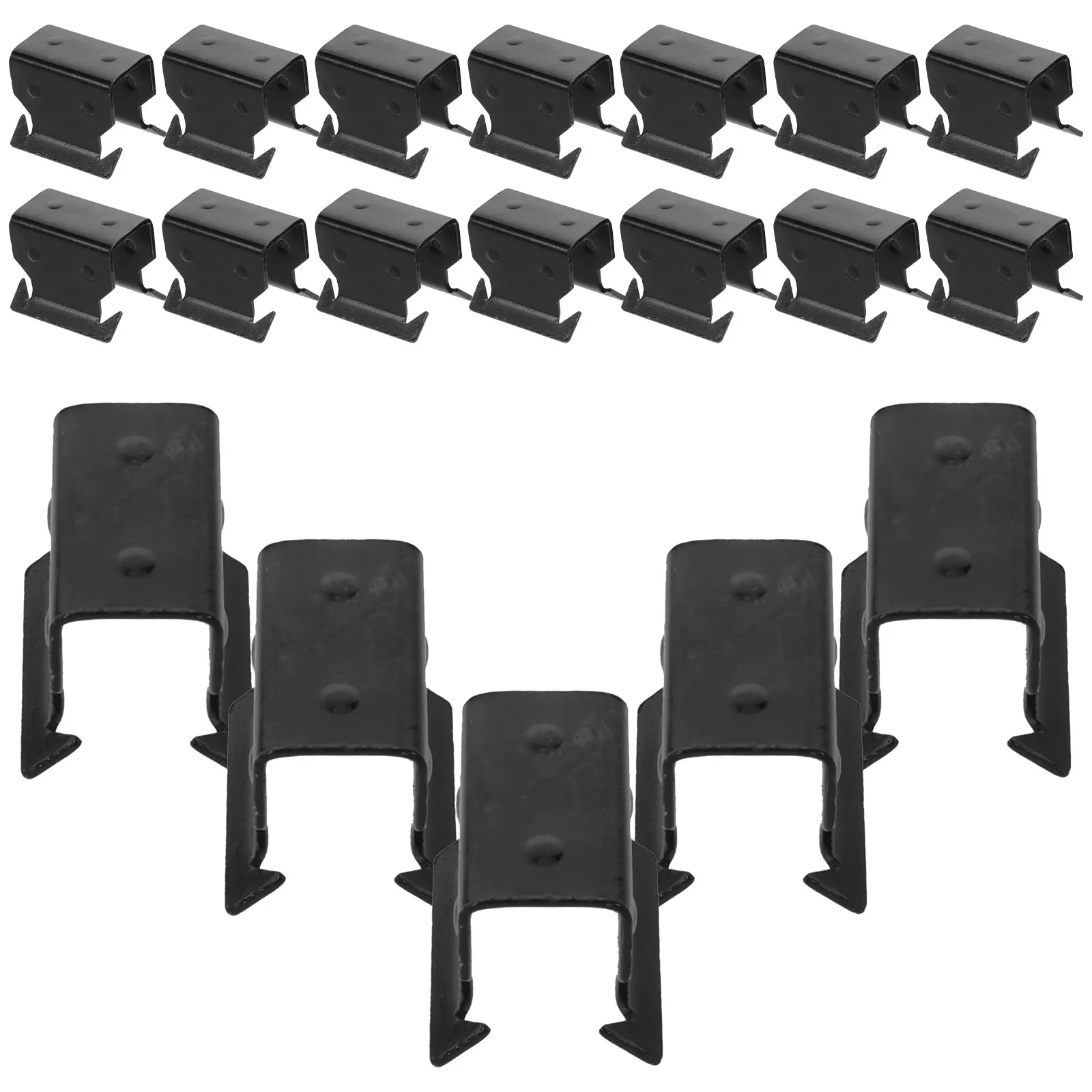 

30Pcs Steel Wiper Retainer Secure Fit Snap Fit Bracket Tool Free Installation Efficient Water Deflector for Windshield Wiper