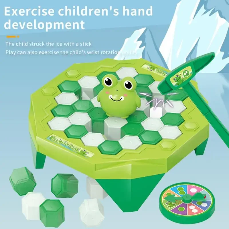 Ice Breaking Game Toy Penguin Trap Break Ice Interactive Board Game With Hammer Parent-Child Family Party Ice Breaking Set 2024