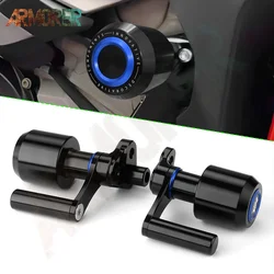 Motorcycle Aluminum Frame Slider Crash Pad Guard Cover with Spotlight Bracket Slider Protector For S1000XR S1000 XR s1000xr