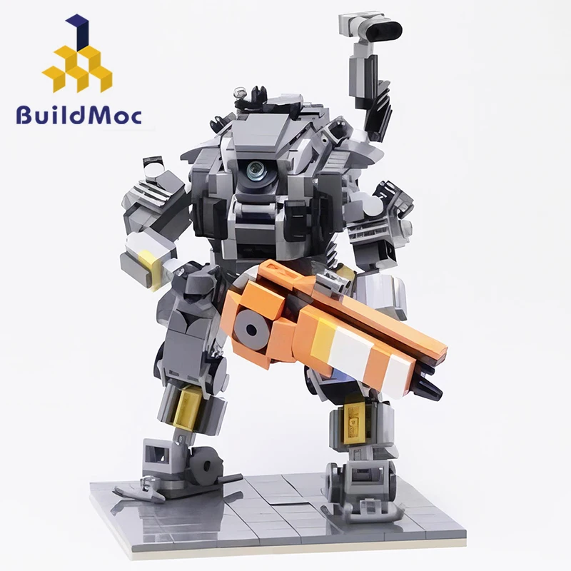 

BuildMoc Titanfall 2 Ion-Class Titan Robot Building Blocks Set Scorch Battle Mecha Soldiers Bricks Game Toy Children Xmas Gifts