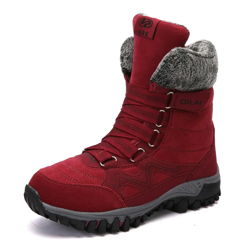 New Women Boots High Quality Comfortable Winter Long Boots Shoes Woman Keep Warm Waterproof Platform Snow Boots Botas Femenina