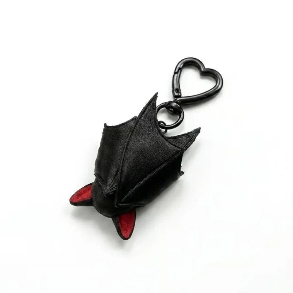 Kreativer, verformbarer Fledermaus-Schlüsselanhänger, gotischer Tier-Fledermaus-Schlüsselanhänger mit Flügeln, origineller, roter Fledermaus-Taschenanhänger, lustiger Fledermaus-Schlüsselanhänger für Autoschlüssel – Detail 10